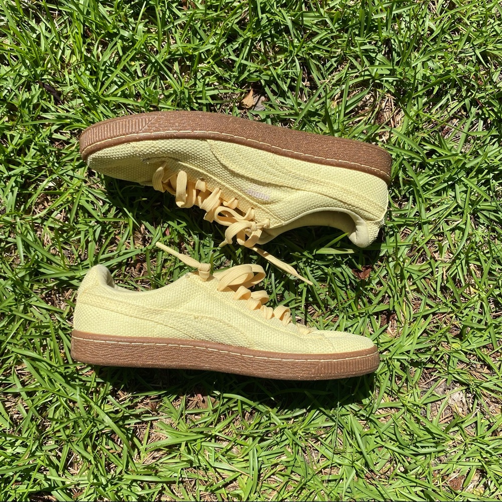 Puma Basket Ripstop Ice Cream Mellow Yellow Swan